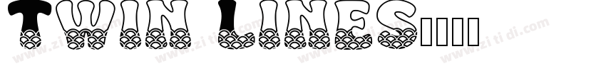 Twin Lines字体转换